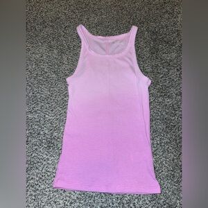 Aerie pink ombré tank top
